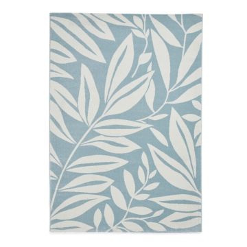 Covor albastru 80x150 cm Sorral Leaves – Catherine Lansfield