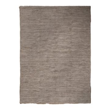 Covor maro reversibil din amestesc de lână 200x300 cm – Ixia