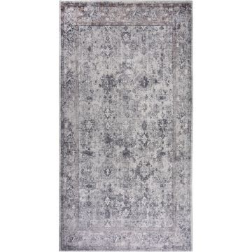 Covor tip traversă gri lavabil 80x200 cm Vintage Orient – Vitaus ieftin