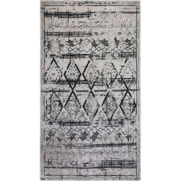 Covor tip traversă gri lavabil 80x200 cm Vintage Orient – Vitaus ieftin