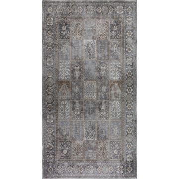 Covor tip traversă gri lavabil 80x200 cm Vintage Orient – Vitaus ieftin