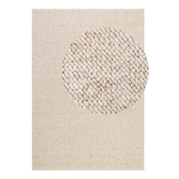 Covor crem lavabil 200x290 cm Rocco Cream – Elle Decoration