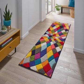 Covor traversă Rhumba Multicolor 66X230 cm, Flair Rugs