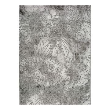 Covor Universal Norah Abstract, 120 x 170 cm, gri