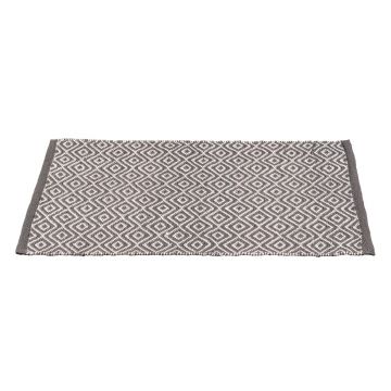 Covoras de baie Rug Turpan, Wenko, 50x80x0.8 cm, plastic/poliester, gri