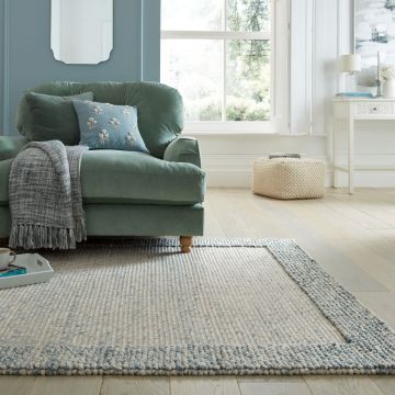 Covor Bobble Wool Border Ivoar 160X230 cm, Flair Rugs