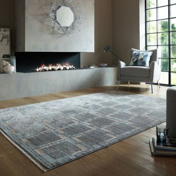 Covor Evelyn Blocks Natural 80X155 cm, Flair Rugs