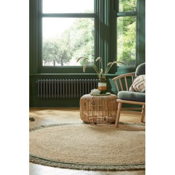 Covor Kahana Verde 180X180 cm, rotund, Flair Rugs