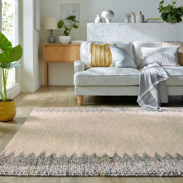 Covor Minerals Border Natural 160X230 cm, Flair Rugs