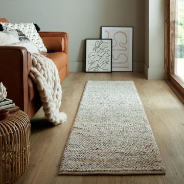 Covor traversa Minerals Albastru 60X230 cm, Flair Rugs