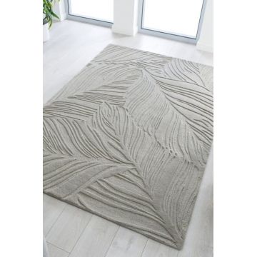 Covor Lino Leaf Gri 120X170 cm, Flair Rugs