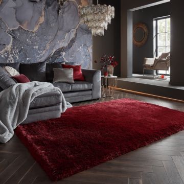 Covor Pearl Roșu 200X290 cm, Flair Rugs