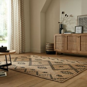 Covor Rowen Natural/Negru 80X150 cm, Flair Rugs