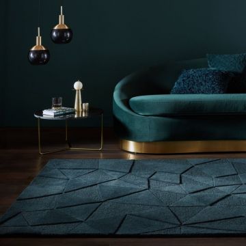 Covor Shard Teal 200X290 cm, Flair Rugs