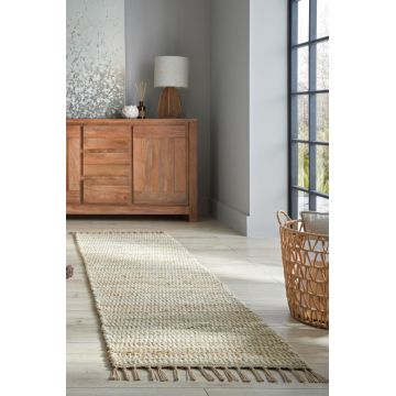 Covor traversă Levi Jute Natural 60X230 cm, Flair Rugs