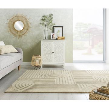 Covor Zen Garden Natural 200X290 cm, Flair Rugs