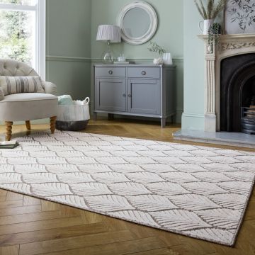 Covor Piatto Elm Leaf Natural 160X230 cm, Flair Rugs