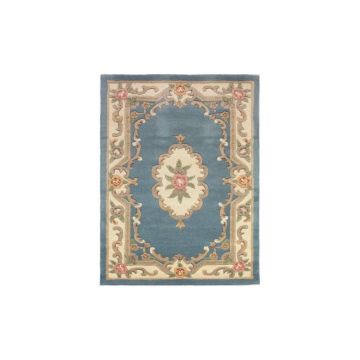 Covor din lână Flair Rugs Aubusson, 120 x 180 cm, albastru