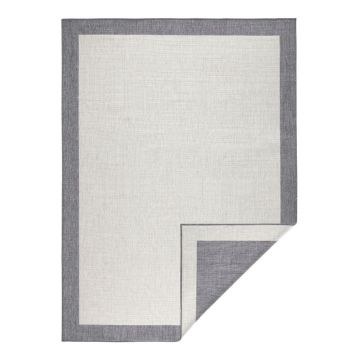 Covor adecvat pentru exterior NORTHRUGS Panama, 80 x 350 cm, gri-crem