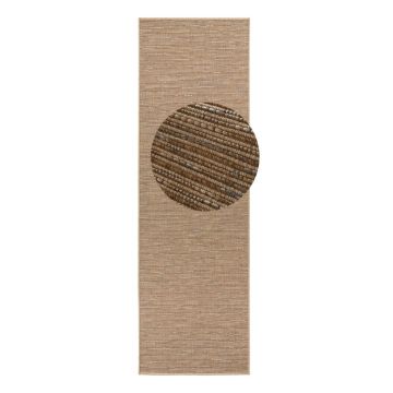 Covor tip traversă BT Carpet Nature, 80 x 250 cm, maro