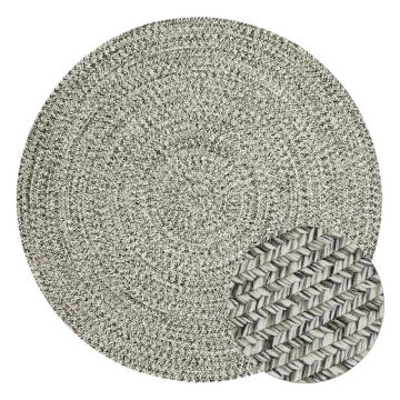 Covor rotund de exterior gri/bej ø 150 cm - NORTHRUGS