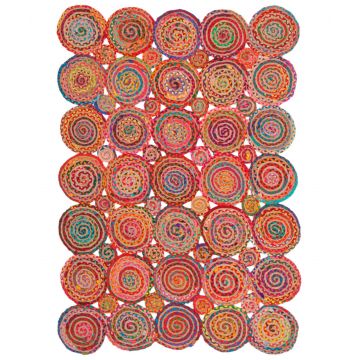 Covor, 00012A , 120x180 cm, Iuta, Multicolor