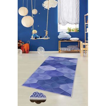 Covor de hol, HMNT501, 100x200 cm, Poliester, Multicolor ieftin