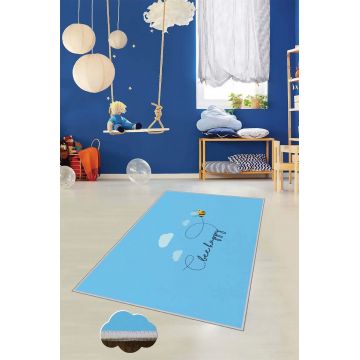 Covor de hol, HMNT509, 100x200 cm, Poliester, Multicolor ieftin