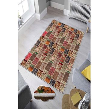 Covor, HMNT592, 120x180 cm, Poliester, Multicolor ieftin