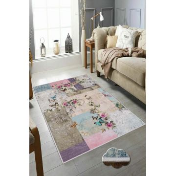 Covor, HMNT674, 120x180 cm, Poliester, Multicolor ieftin