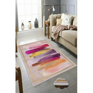 Covor, HMNT893, 120x180 cm, Poliester, Multicolor ieftin