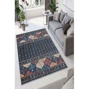 Covor de hol, W1160, 100x150 cm, Poliester, Multicolor ieftin