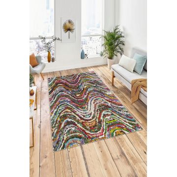 Covor de hol, W1180, 100x150 cm, Poliester, Multicolor ieftin