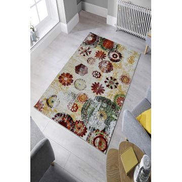 Covor de hol, W1186, 100x150 cm, Poliester, Multicolor ieftin