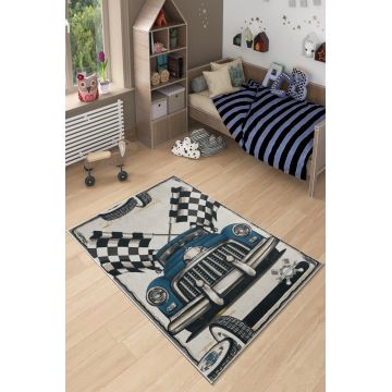 Covor, W1005, 120x180 cm, Poliester, Multicolor ieftin