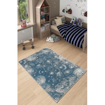 Covor, W1010, 120x180 cm, Poliester, Multicolor ieftin