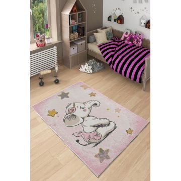 Covor, W1016, 120x180 cm, Poliester, Multicolor ieftin