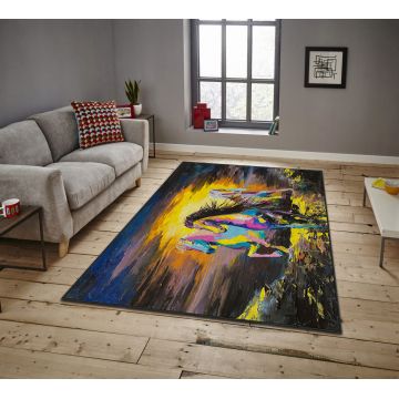 Covor, ASR CRPT-18 , 100x180 cm, Poliester, Multicolor