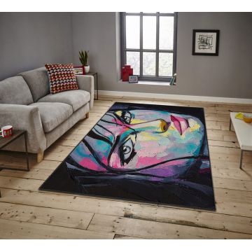 Covor, ASR CRPT-22 , 100x180 cm, Poliester, Multicolor