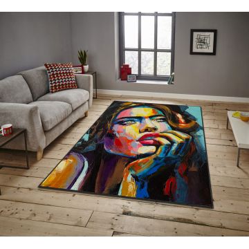 Covor, ASR CRPT-30 , 100x180 cm, Poliester, Multicolor