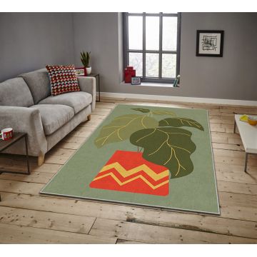 Covor, ASR CRPT-43 , 100x180 cm, Poliester, Multicolor