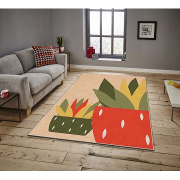 Covor, ASR CRPT-44 , 100x180 cm, Poliester, Multicolor