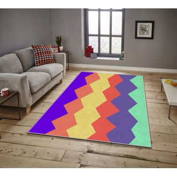 Covor, ASR CRPT-87 , 100x180 cm, Poliester, Multicolor