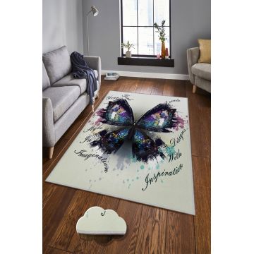 Covor, HMNT269, 160x230 cm, Poliester, Multicolor