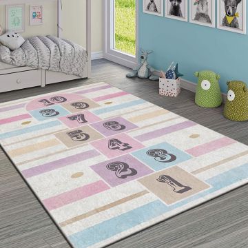 Covor, HMI KDC-119, 120x180 cm, Poliester, Multicolor ieftin