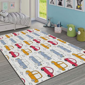 Covor, HMI KDC-33, 140x220 cm, Poliester, Multicolor ieftin