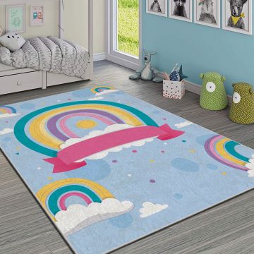 Covor, HMI KDC-40, 120x180 cm, Poliester, Multicolor ieftin