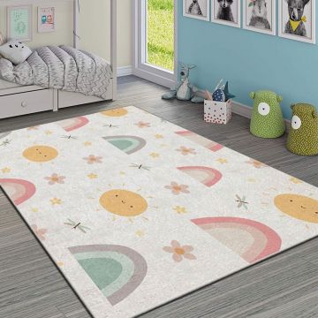 Covor, HMI KDC-44, 120x180 cm, Poliester, Multicolor ieftin