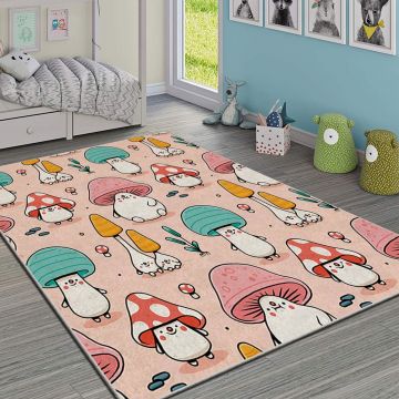 Covor, HMI KDC-47, 140x220 cm, Poliester, Multicolor ieftin