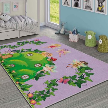 Covor, HMI KDC-55, 120x180 cm, Poliester, Multicolor ieftin